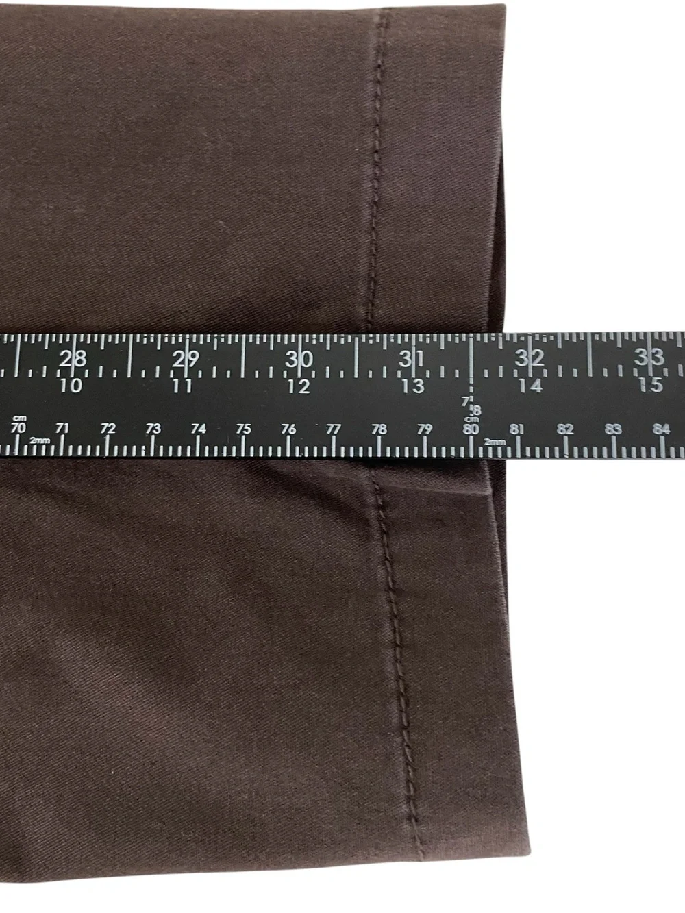 Old Navy Mens Pant 34x32 Brown Cotton Cargo Straight Casual Travel Built-In-Flex